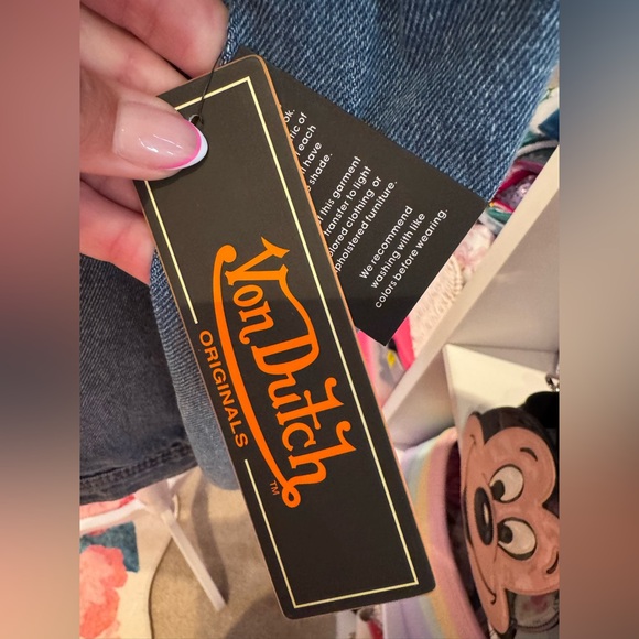 Von Dutch Y2K Denim Trucker Jacket NWT Size Medium - Picture 5 of 10